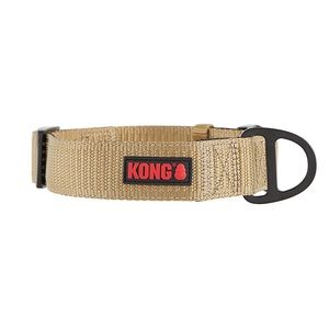 🐶 KONG® L Tan Chew Resistant Dog Collar Ultra Durable Pet Pets Leash Dogs NWT